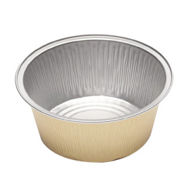 Envase de Aluminio Redondo Pared Lisa 135ml (166 Uds)