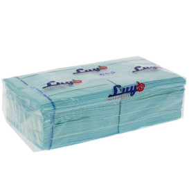 Servilleta Papel Cenefa 20x20 2C Celeste (6000 Uds)
