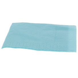 Servilleta Papel Cenefa 20x20 2C Celeste (6000 Uds)