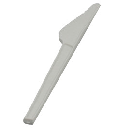 Cuchillo Biodegradable CPLA Blanco 165mm (50 Uds)
