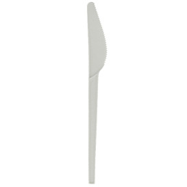 Cuchillo Biodegradable CPLA Blanco 165mm (1000 Uds)