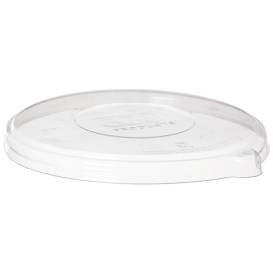 Tapa Compostable PLA Transparente Bol 470 y 1360ml (50 Uds)