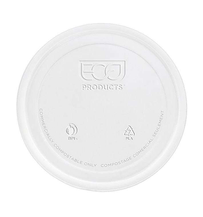 Tapa Tarrina Compostable PLA 235,355,470,940ml (50 Uds)