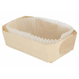 Molde de Madera para Horno 18,0x10,5x5,0cm (400 Uds)