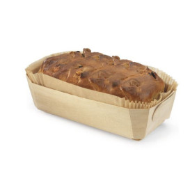 Molde de Madera para Horno 18,0x10,5x5,0cm (50 Uds)