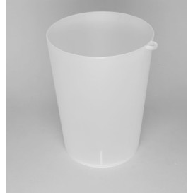 Vaso Reutilizable con Argolla PP Translúcido 900ml (14 Uds)