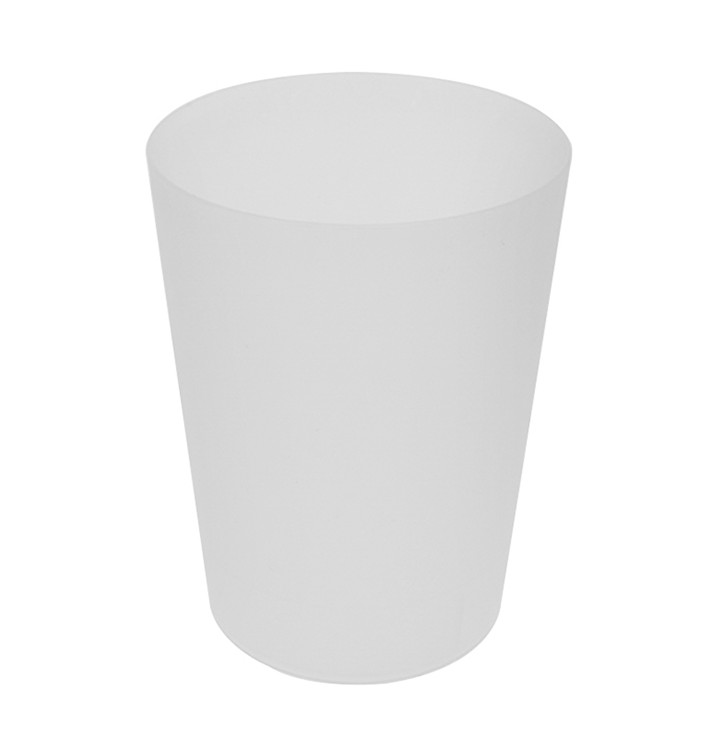 Vaso Reutilizable de Plástico PP Translúcido 900ml (210 Uds)