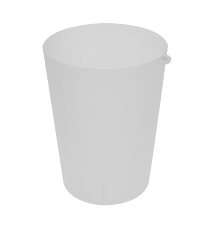 Vaso Reutilizable con Argolla PP Translúcido 900ml (14 Uds)