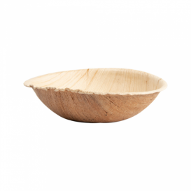 Mini Bol de Hoja de Palma Ø9,6x2,5cm (500 Uds)