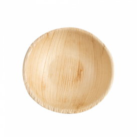 Mini Bol de Hoja de Palma Ø9,6x2,5cm (500 Uds)