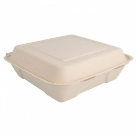 Envase MenuBox Caña Azúcar 225x225x75mm (200 Uds)