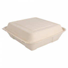 Envase MenuBox Caña Azúcar 225x225x75mm (200 Uds)