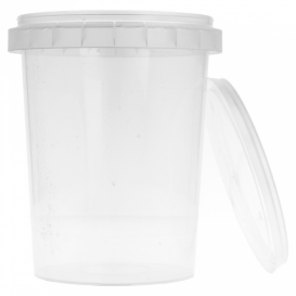 Envase de Plastico con Tapa Inviolable 520 ml Ø9,5 (19 Uds)