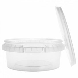Envase Plastico con Tapa Inviolable 300 ml Ø11,8 (34 Uds)