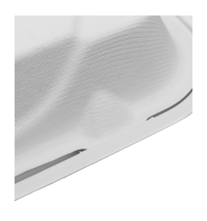 Envase MenuBox Caña Azúcar 3C Blanco 20x20x7,5cm (50 Uds) Envase MenuBox Caña Azúcar 3C Blanco 20x20x7,5cm (50 Uds)