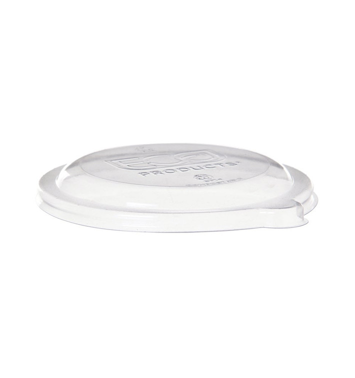 Tapa Compostable PLA Transparente Bol 175 y 235ml (50 Uds)