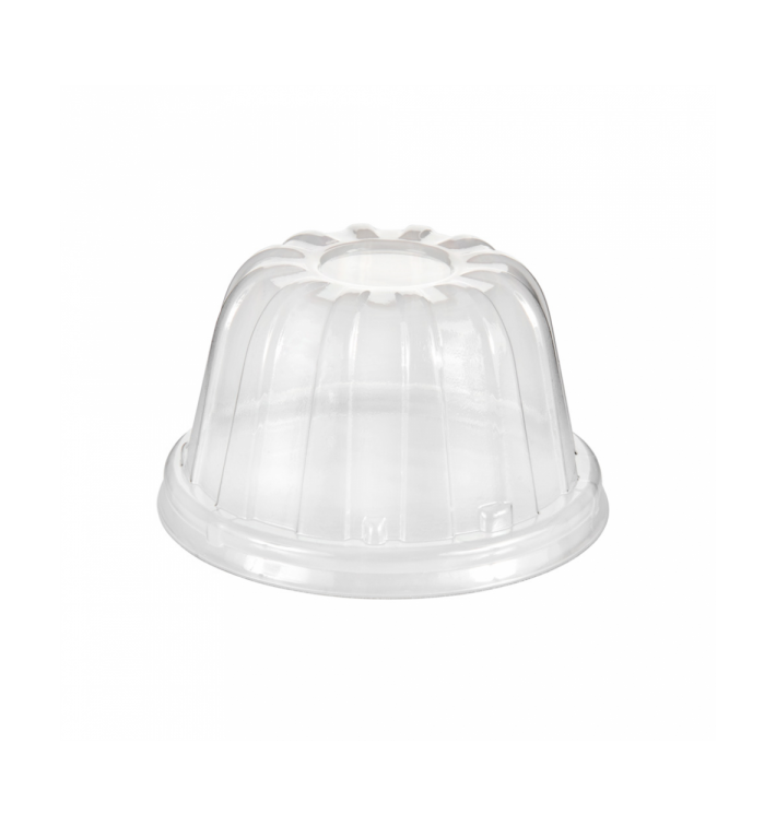 Tapa Alta de Plastico PS Transparente Ø8,9cm (50 Uds) Tapa Alta de Plastico PS Transparente Ø8,9cm (50 Uds)