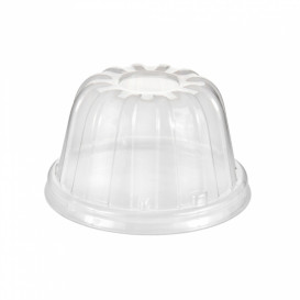 Tapa Alta de Plastico PS Transparente Ø8,9cm (1000 Uds)