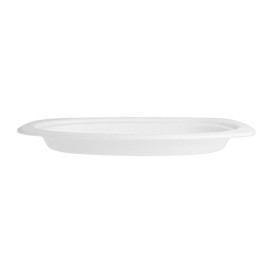Bandeja Caña de Azucar Blanca 233x165x20mm (50 Uds)