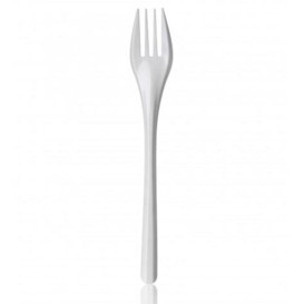 Tenedor de Plastico PS Blanco 165 mm 