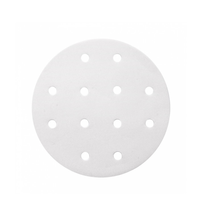 Papel Antigrasa Blanco para Vaporera Ø15 cm (2000 Uds) Papel Antigrasa Blanco para Vaporera Ø15 cm (2000 Uds)