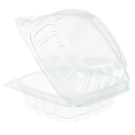 Tarrina Tapa Bisagra OPS "Clear Seal" 120ml (125 Uds)