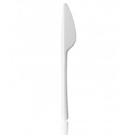 Cuchillo de Plastico PS Blanco 165 mm 