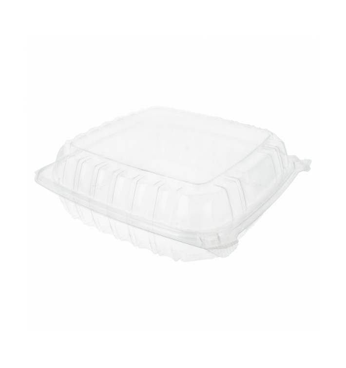 Tarrina Tapa Bisagra OPS "Clear Seal" 4070ml (100 Uds)