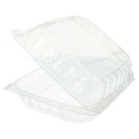 Tarrina Tapa Bisagra OPS "Clear Seal" 4070ml (100 Uds)