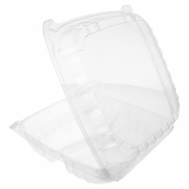 Tarrina Tapa Bisagra OPS 3 C. "Clear Seal" 4070ml (200 Uds)