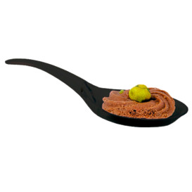 Cuchara Degustacion Plastico Negro 12 cm (2000 Uds)