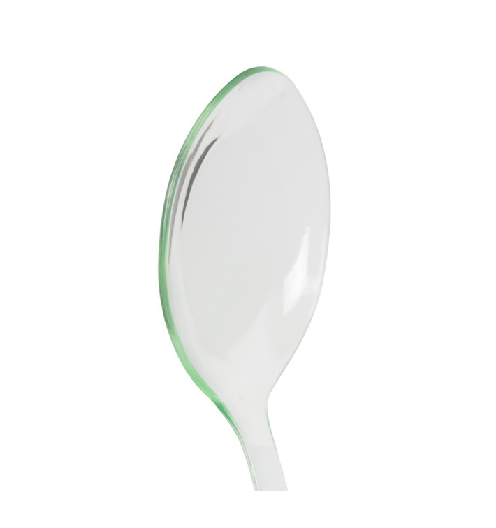 Cuchara Degustacion Plastico Water Green 12 cm (100 Uds) Cuchara Degustacion Plastico Water Green 12 cm (100 Uds)