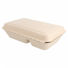 Envase MenuBox Caña Azúcar 2C 225x165x64mm (500 Uds)