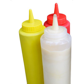 Peras para Salsas Plástico Translúcido 240ml (72 Uds)