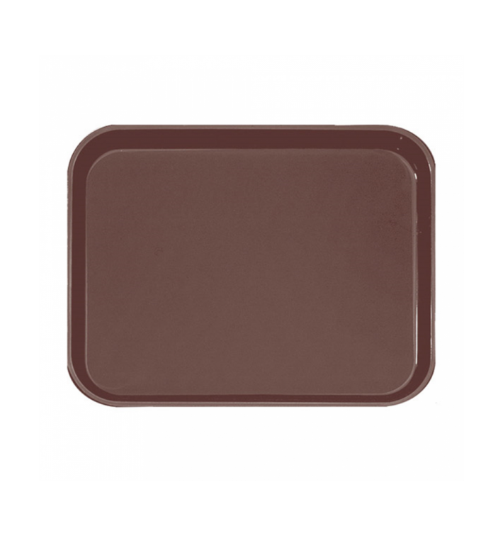 Bandeja PP Antideslizante Marrón 51,0x38,0cm (1 Ud) Bandeja PP Antideslizante Marrón 51,0x38,0cm (1 Ud)