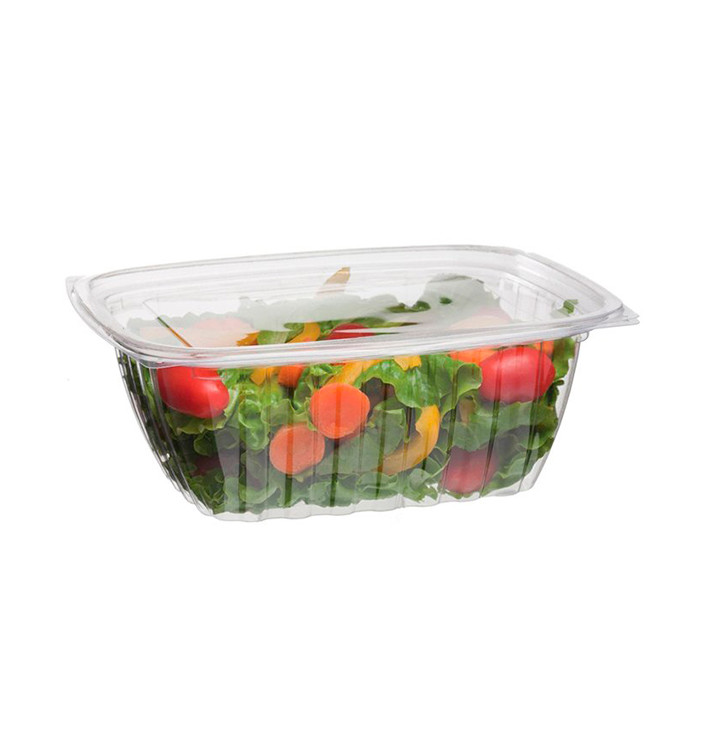 Envase Compostable PLA con Tapa 940ml (200 Uds) Envase Compostable PLA con Tapa 940ml (200 Uds)