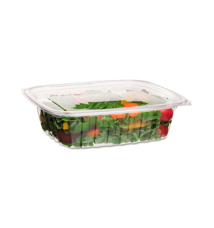 Envase Compostable PLA con Tapa 1420ml (50 Uds) Envase Compostable PLA con Tapa 1420ml (50 Uds)