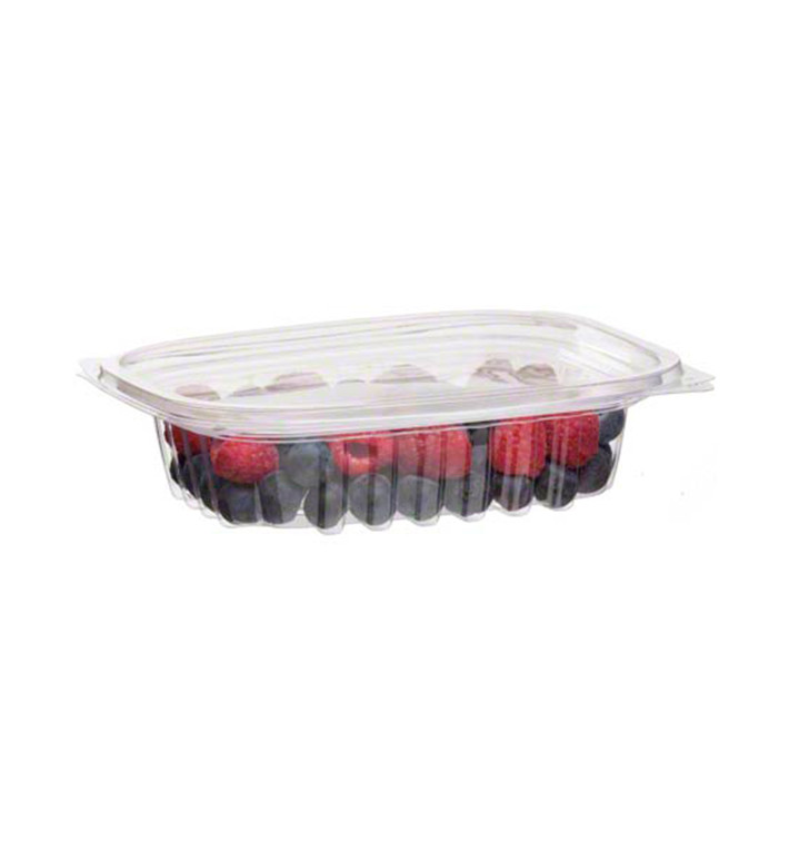 Envase Compostable PLA con Tapa 235ml (100 Uds) Envase Compostable PLA con Tapa 235ml (100 Uds)