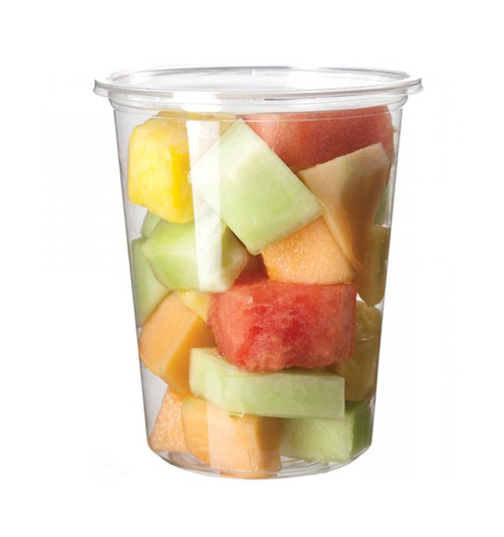 Tarrina Compostable PLA Transparente 940ml (500 Uds) Tarrina Compostable PLA Transparente 940ml (500 Uds)
