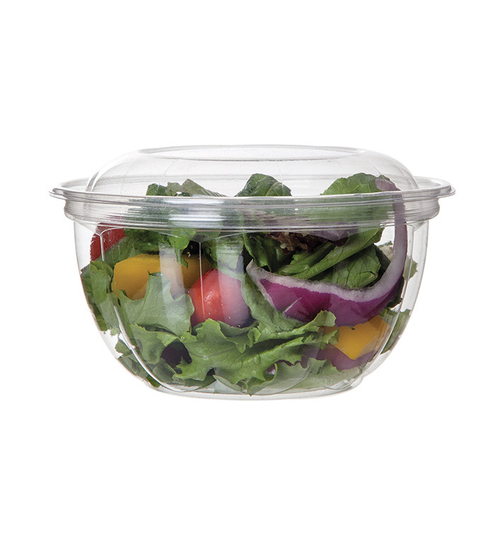 Ensaladera Con Tapa PLA 530ml (50 Uds) Ensaladera Con Tapa PLA 530ml (50 Uds)