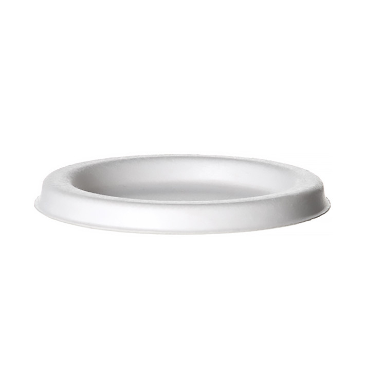 Tapa Tarrina Caña de Azúcar Bagazo Blanca 60ml (50 Uds)