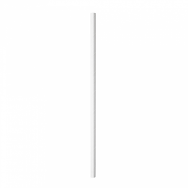 Pajita Recta de Papel Blanco Enfundada en Kraft Ø6mm 21cm (6000 Uds)