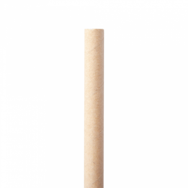 Pajita Recta de Papel Kraft Granizado Ø8mm 14cm (6000 Uds)
