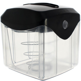 Dispensador Servilletero ABS Negro 15,5x13,5x15,0cm (20 Uds)