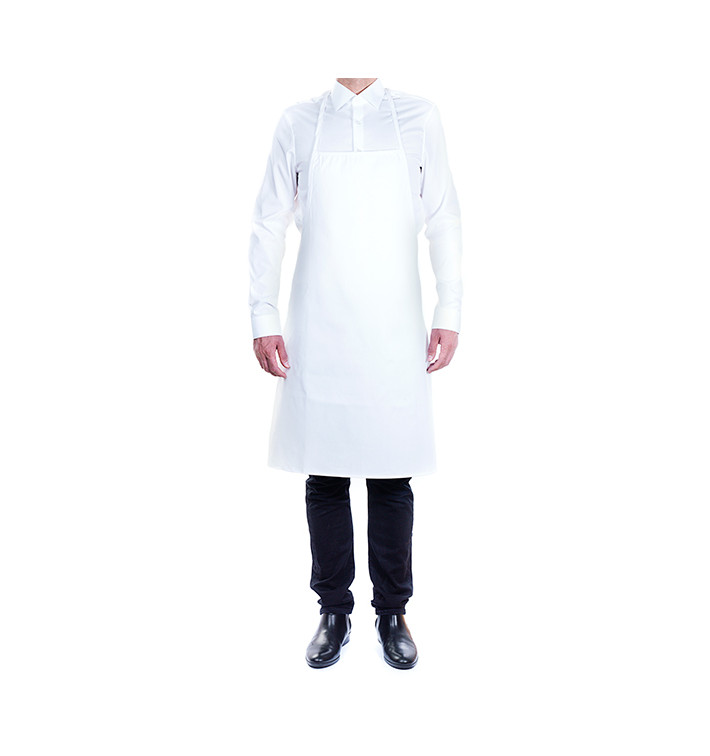 Delantal Peto Blanco 75x90cm (1 Unidad)