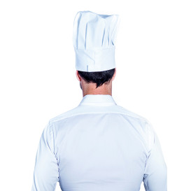Gorro Cocinero Chef Algodón Blanco (1 Unidad)