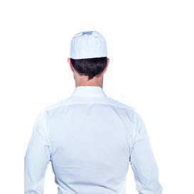 Gorro Cocinero Rejilla Algodón Blanco (1 Unidad)