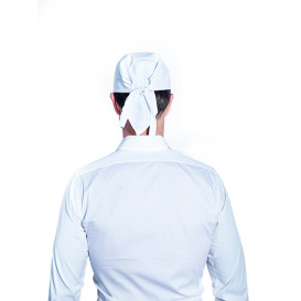 Gorro Cocinero Pirata Algodón Blanco (1 Unidad)
