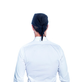 Gorro Cocinero Pirata Algodón Blanco (25 Uds)