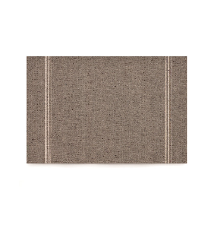 Mantel Individual "Day Drap" Marrón Tierra 32x45cm (72 Uds)